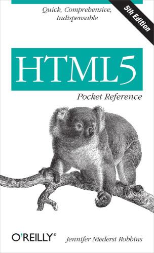 خرید و دانلود نسخه کامل کتاب HTML5 Pocket Reference