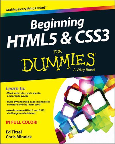 خرید و دانلود نسخه کامل کتاب Beginning HTML5 and CSS3 For Dummies