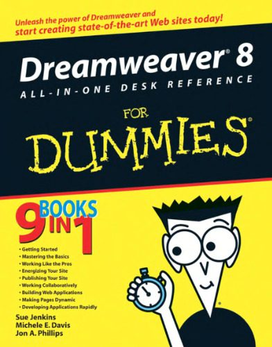 خرید و دانلود نسخه کامل کتاب Dreamweaver 8 All-in-One Desk Reference For Dummies (For Dummies (Computer Tech))