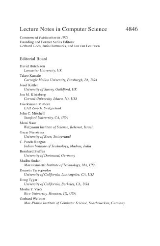 خرید و دانلود نسخه کامل کتاب Advances in Computer Science – ASIAN 2007. Computer and Network Security: 12th Asian Comput