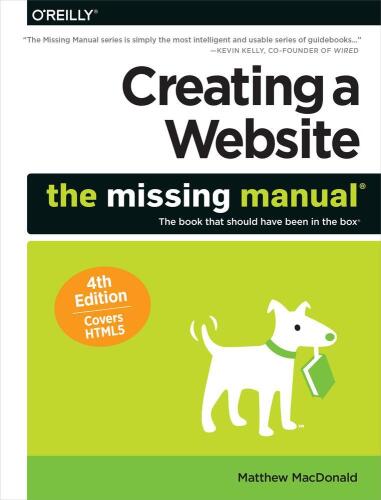 خرید و دانلود نسخه کامل کتاب Creating a Website: The Missing Manual (English and English Edition)