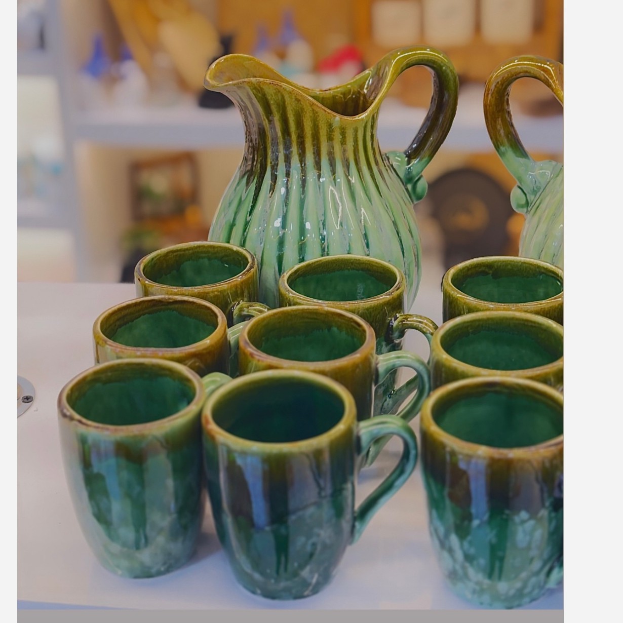 پارچ و لیوان طرح شره ای ست