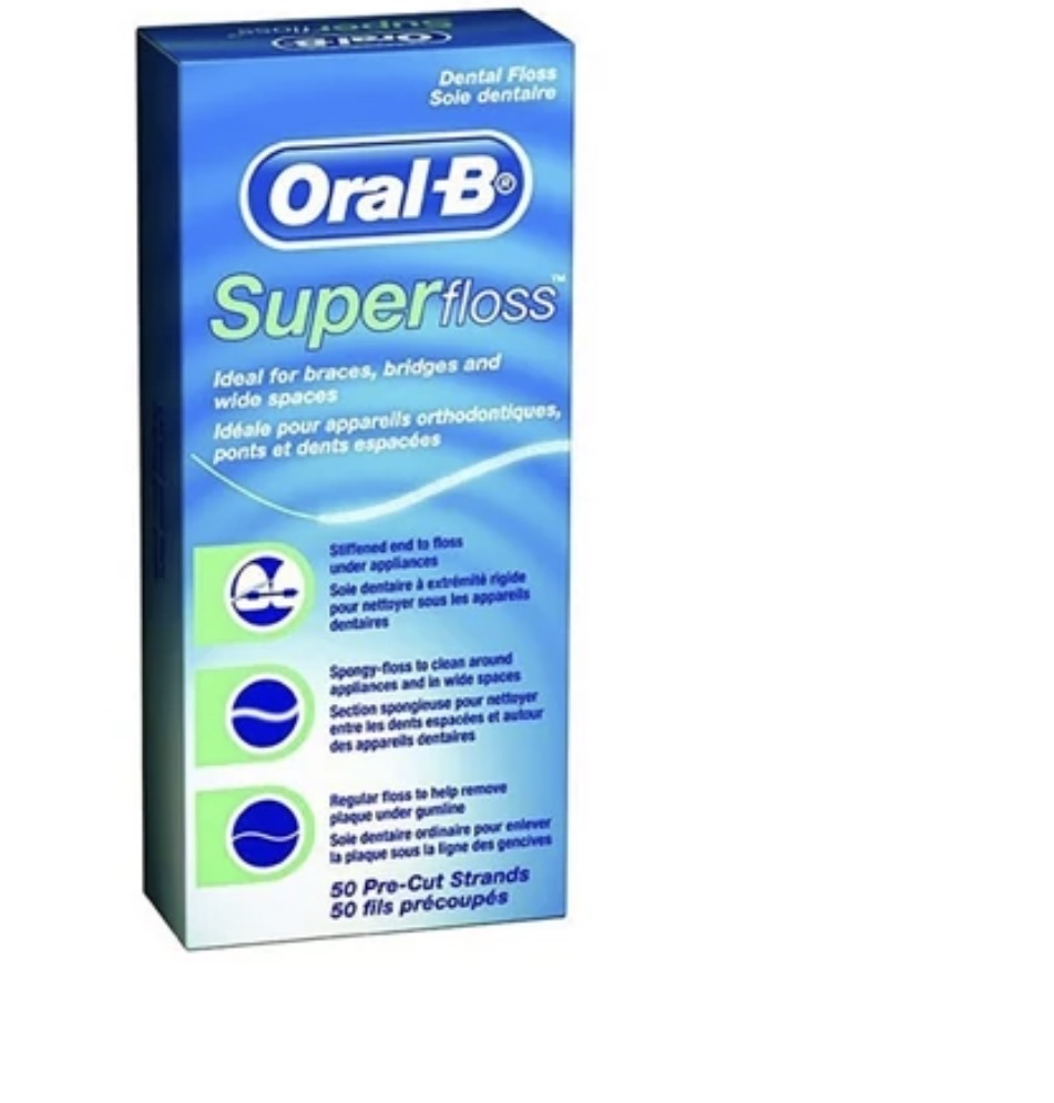نخ دندان ارتودنسی سوپر فلاس اورال بی super floss