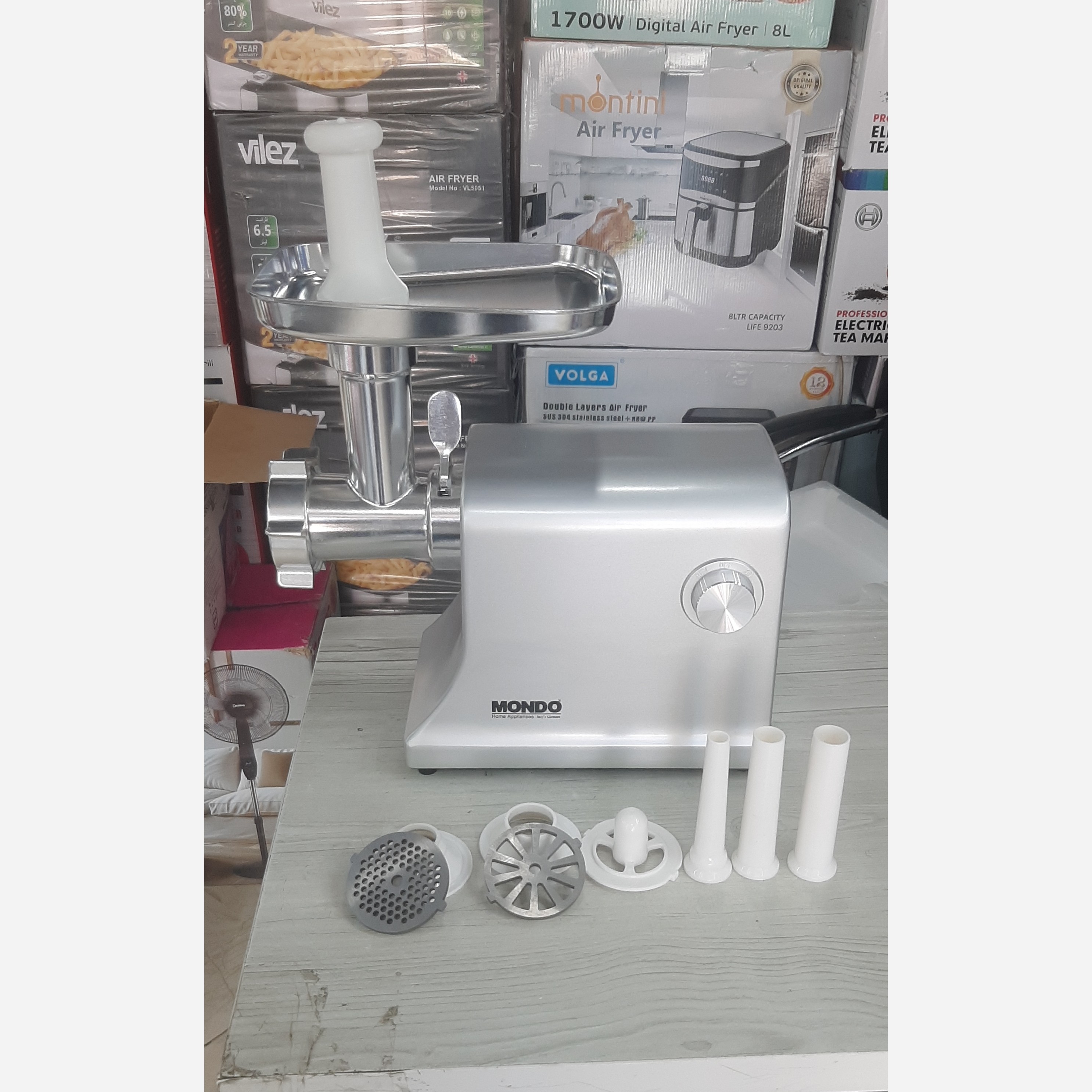 چرخ گوشت موندو 7010 نیمه صنعتی تمام فلز