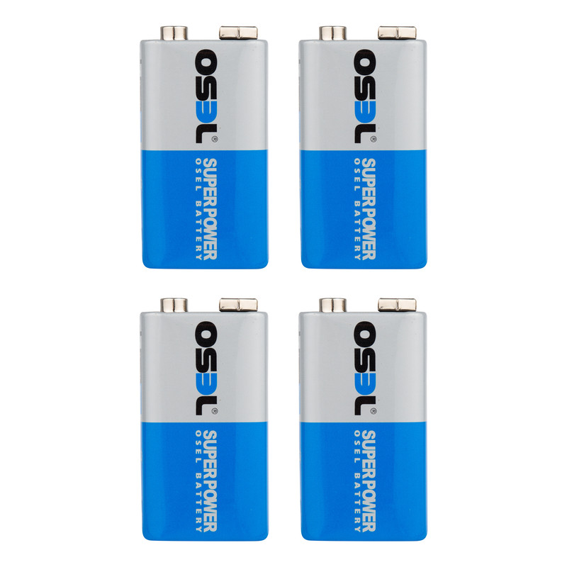 باتری کتابی اوسل مدل Super Power 6F22 بسته 4 عددی