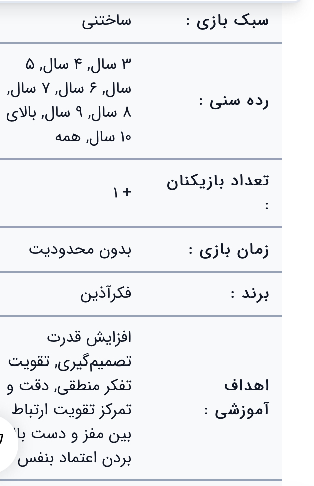 هزار سازه جعبه ای مدل 1
