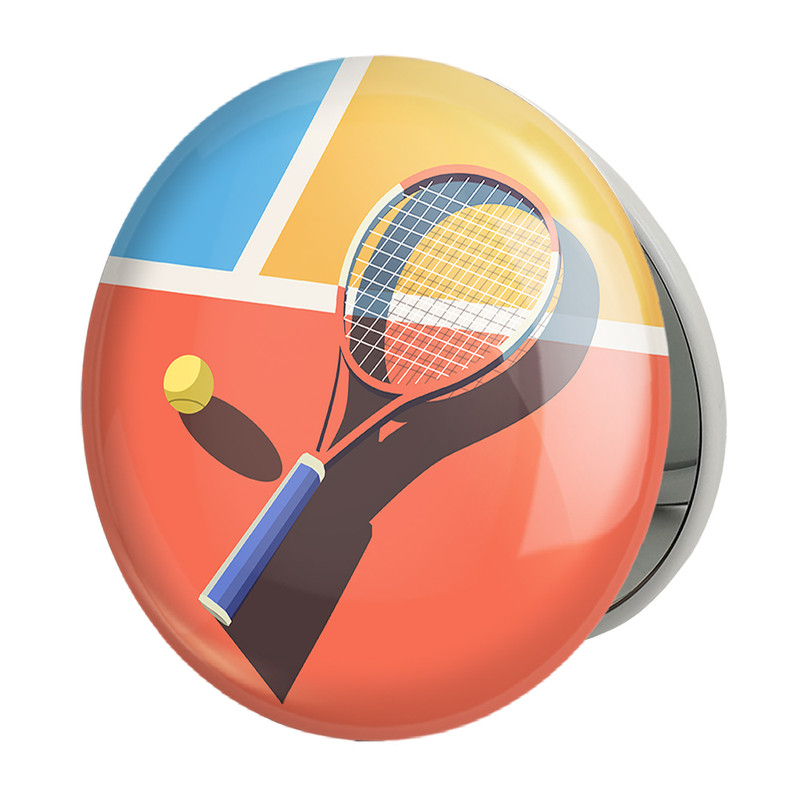 ارسال دیجی کالا آینه جیبی خندالو طرح تنیس Tennis مدل تاشو کد 14598 ارسال دیجی کالا