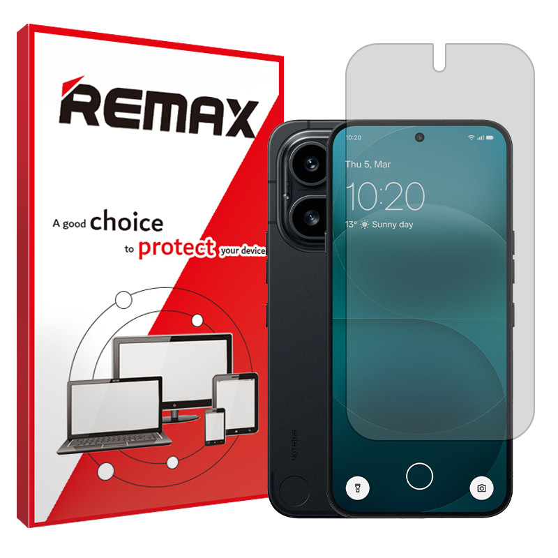 محافظ صفحه نمایش شفاف ریمکس مدل تمام صفحه مناسب برای گوشی موبایل ناتینگ Phone 4a Pro ارسال سریع