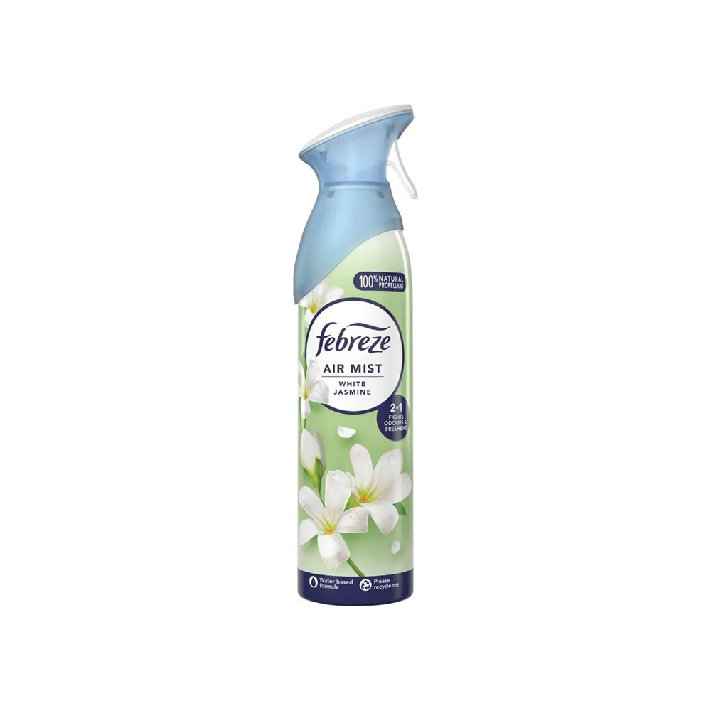 اسپری خوشبو کننده هوا فبرز سری AIR MIST مدل WHITE JASMINE رایحه یاس سفید حجم 185 میل