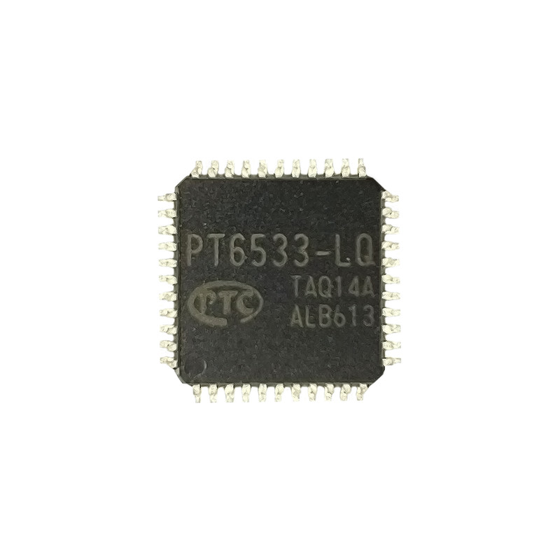 آیسی مدل پکیج QFP-44 درایور LCD کد PT6533