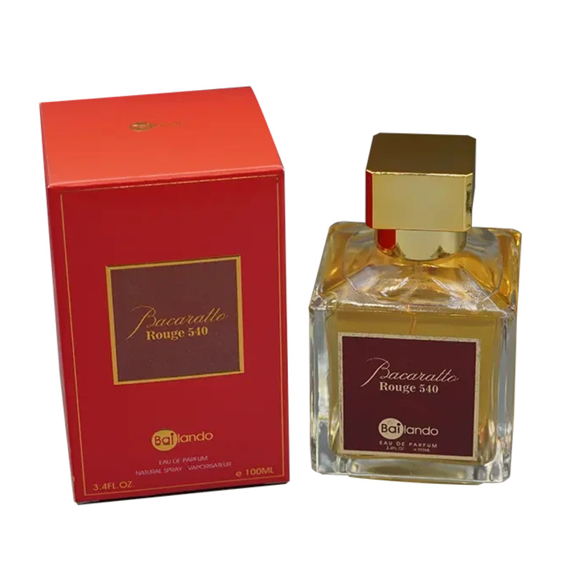 ادوپرفیوم بایلندو مدل Baccarat Rouge 540 با رایحه گرم، تند حجم 100 میلی لیتر
