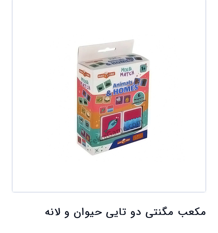 مکعب مگنتی دوتایی مدل 1
