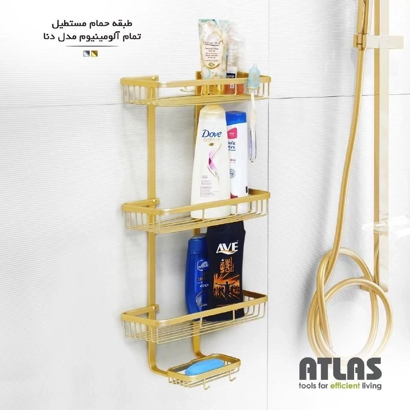 استند سه گوش حمام مدل دنا کد 129 مدل 1
