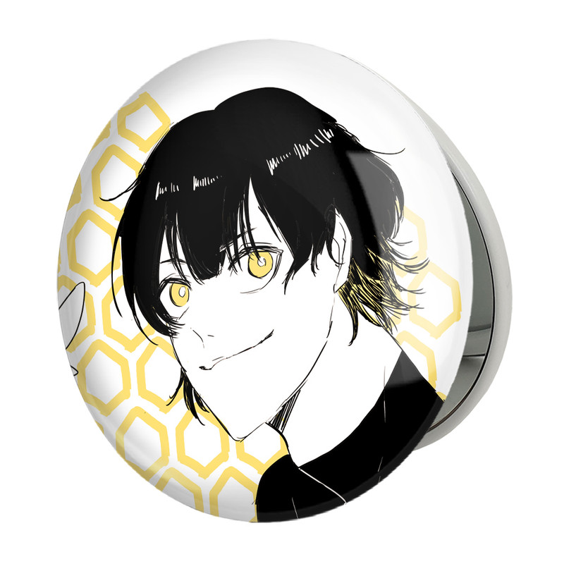 ارسال دیجی کالا آینه جیبی خندالو طرح مگورو انیمه بلو لاک Blue Lock مدل تاشو کد 24408 ارسال دیجی کالا