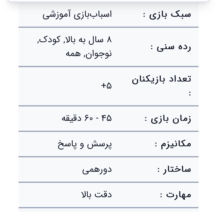 محصول بگوچی مدل 1