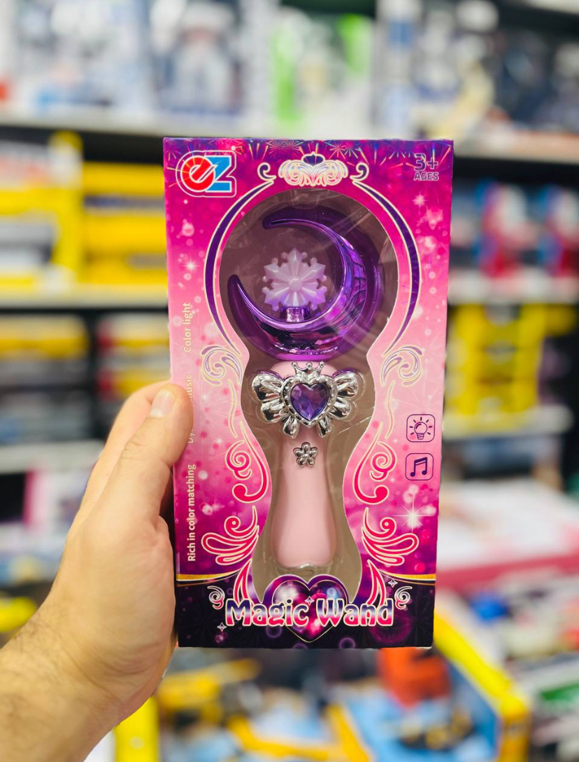 چوب دستی تک جعبه موزیکال چراغدار ایتم 527 مدل 1