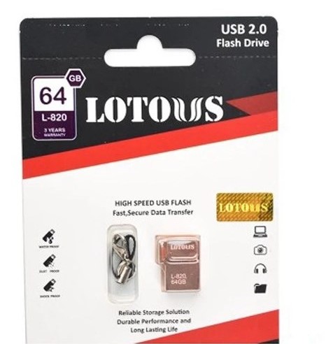 فلش مموری لوتوس مدل L820 ظرفیت 64 گیگابایت مدل 1
