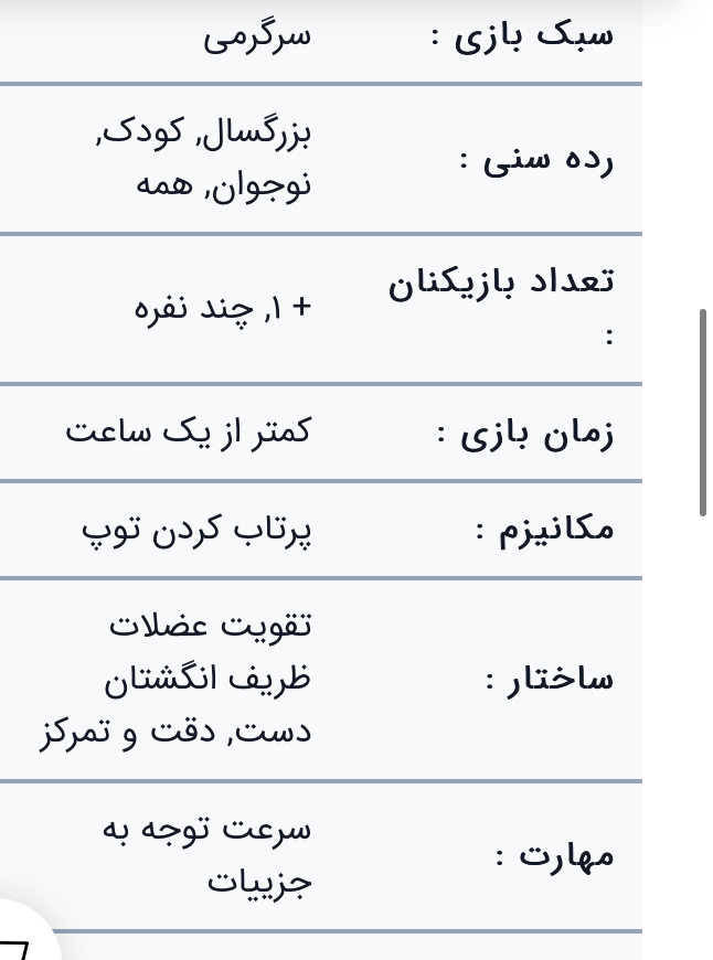 بسکتبال جعبه ایی مدل 1