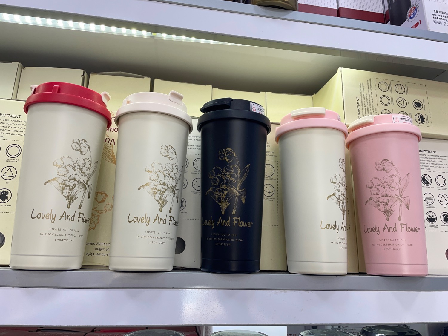 تراول ماگ گلدار فلاور مدل 1