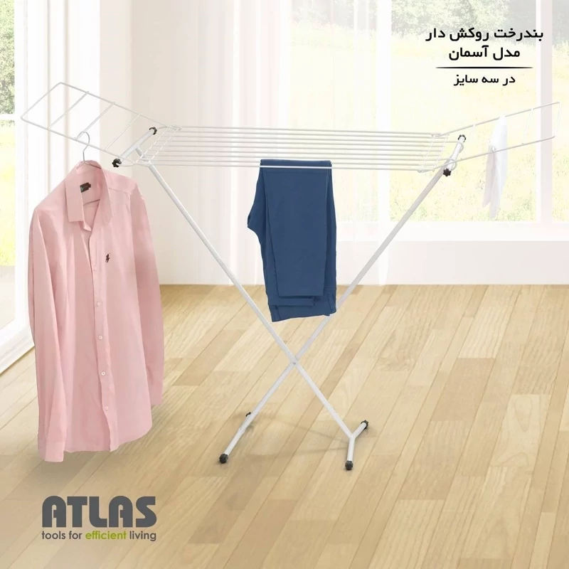 بندرخت روکش دار مدل آسمان در سه سایز مدل 1