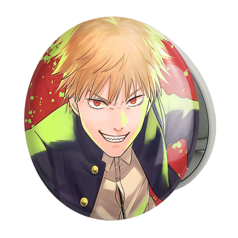 آینه جیبی خندالو طرح دنجی انیمه مرد اره ای Chainsaw Man مدل تاشو کد 17844 – با بهترین کیفیت