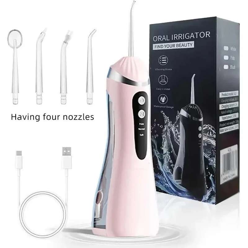 واتر جت دندان و دهانشوی شارژی Oral irrigator A16 چهار کاره اصلی کد L764 (پس کرایه)