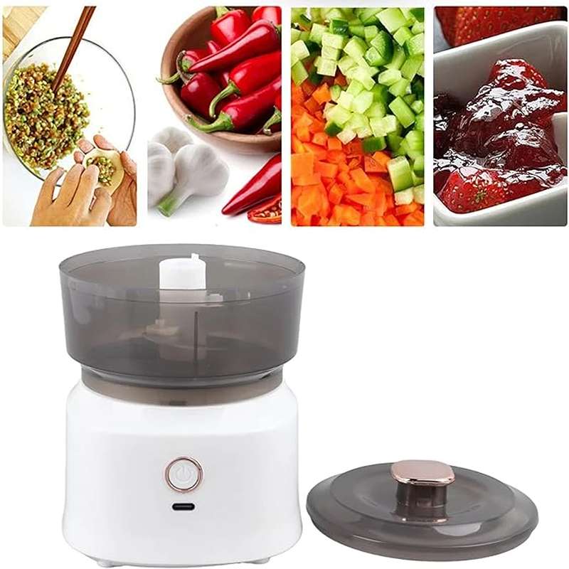 مینی خردکن شارژی سه تیغه استیل ضد زنگ طرح جدید کد L784 (پس کرایه)
