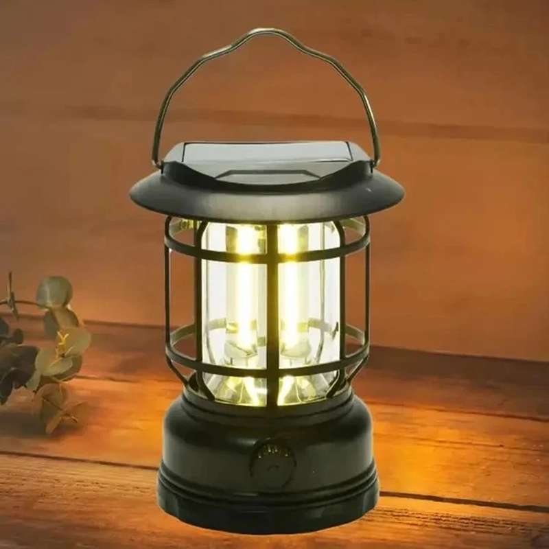 چراغ سولار فانوسی مدل JH-7900 کد L296 (پس کرایه)