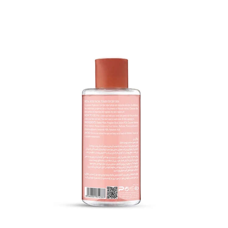تونر صورت پتال رز مناسب پوست خشک 150mL