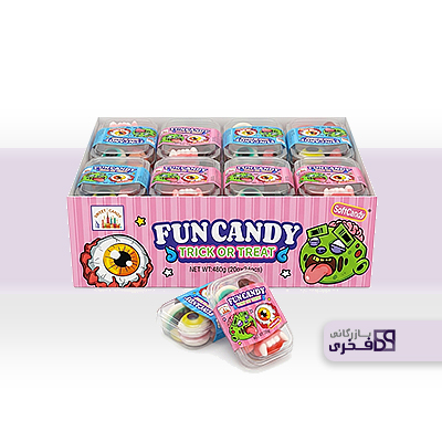 پاستیل خشک چشمی (20گرمی) جعبه 24 عدد Fun Candy