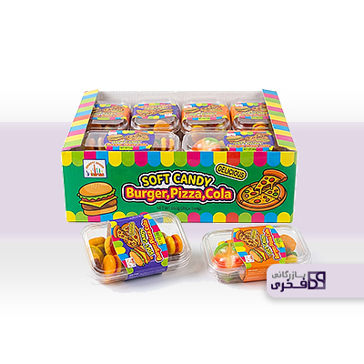 پاستیل خشک همبرگری (20گرمی) جعبه 24 عدد Mystic seas