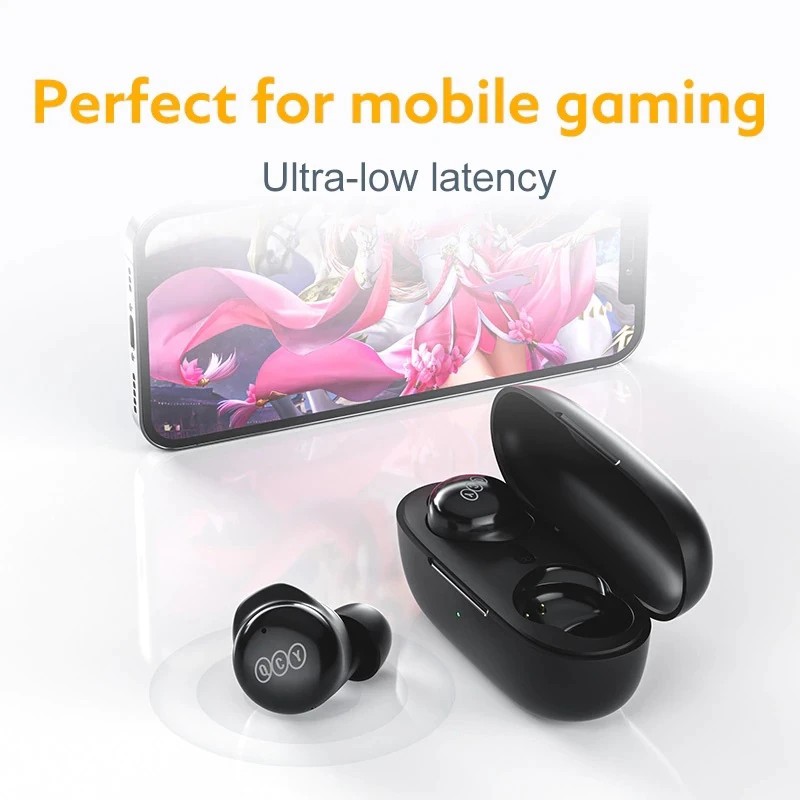 هدفون بلوتوثی کیو سی وای T17، درگاه شارژ USB Type-C دارای نشانگر LED مقاوم در برابر آب