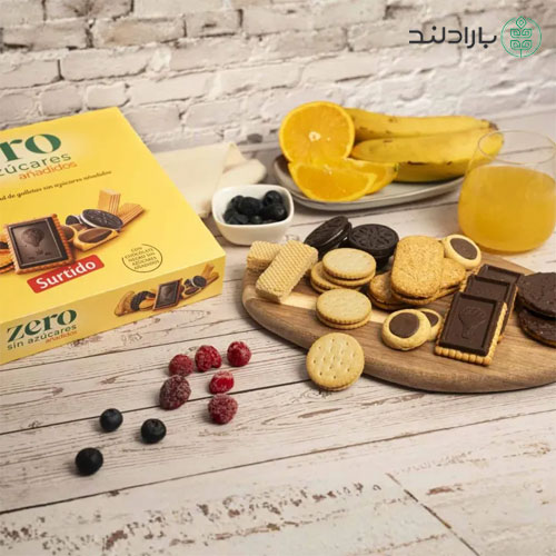 پک بیسکویت مخلوط بدون شکر گولون – 319 گرم