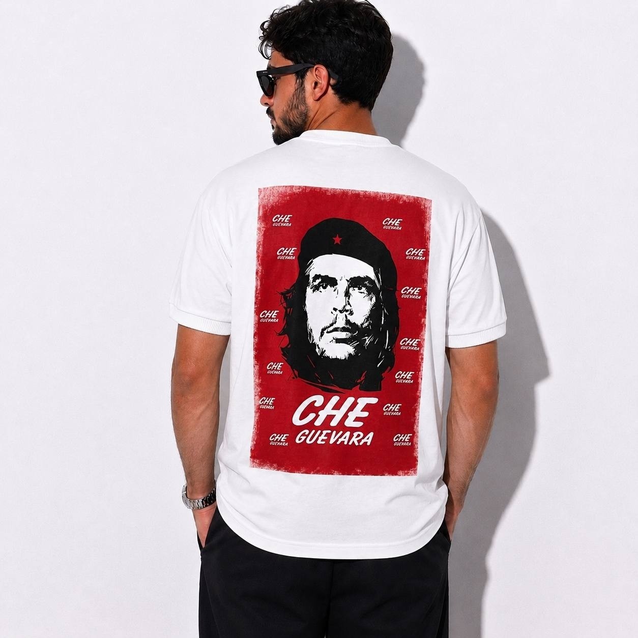 تیشرت سفید GUEVARA