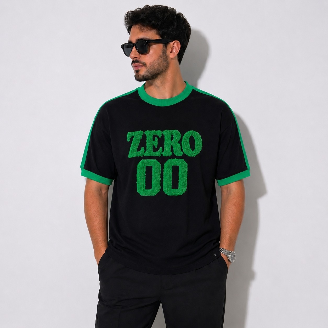 تیشرت مشکی ZERO