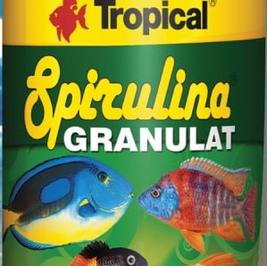 غذا ماهی آکواریوم Spirulina granulat Tropical 40gr