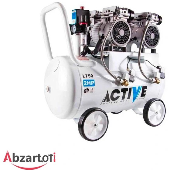 پمپ باد سایلنت اکتیو 50 لیتری مدل AC-1350S