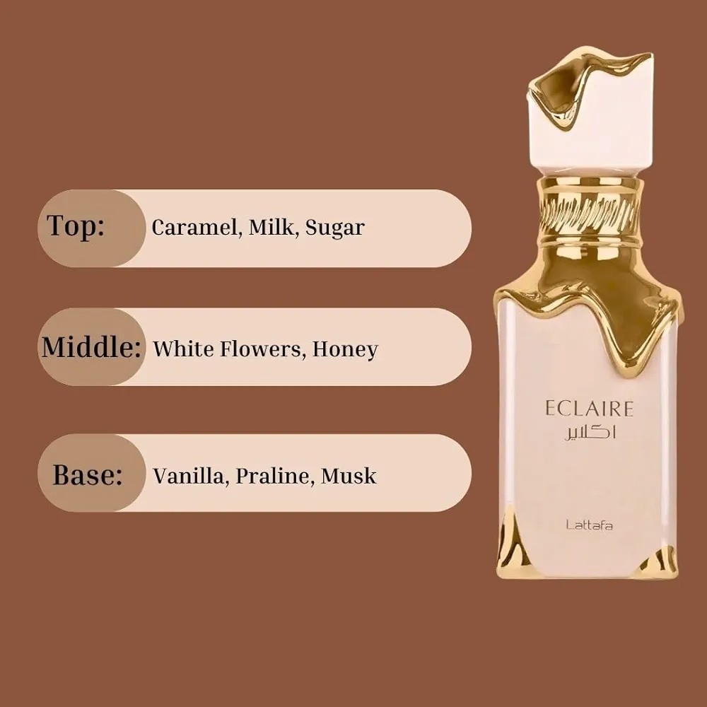 ادو پرفیوم زنانه اکلایر لطافه Lattafa Eclaire Eau De Parfum 100Ml