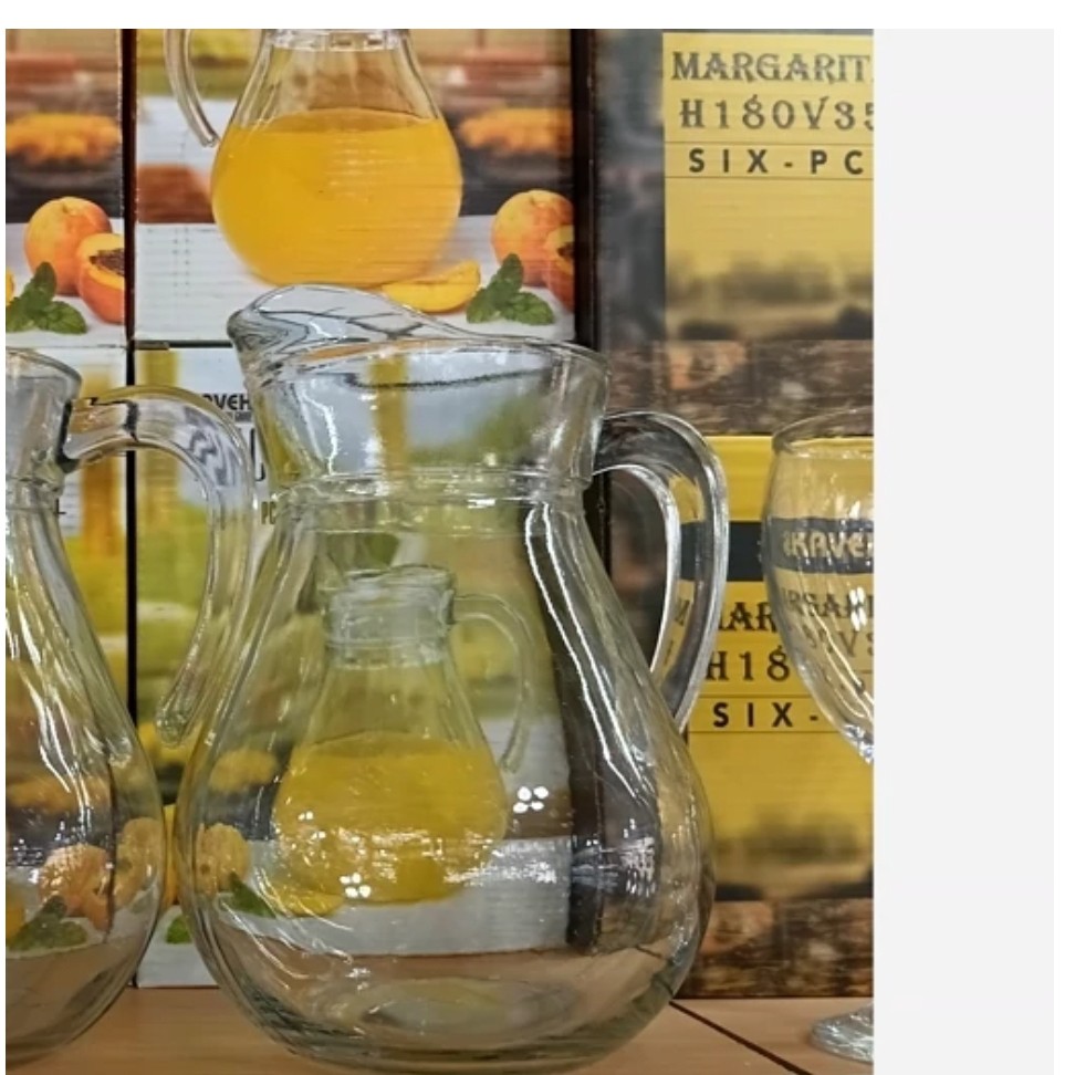 پارچ آب شیشه ای
