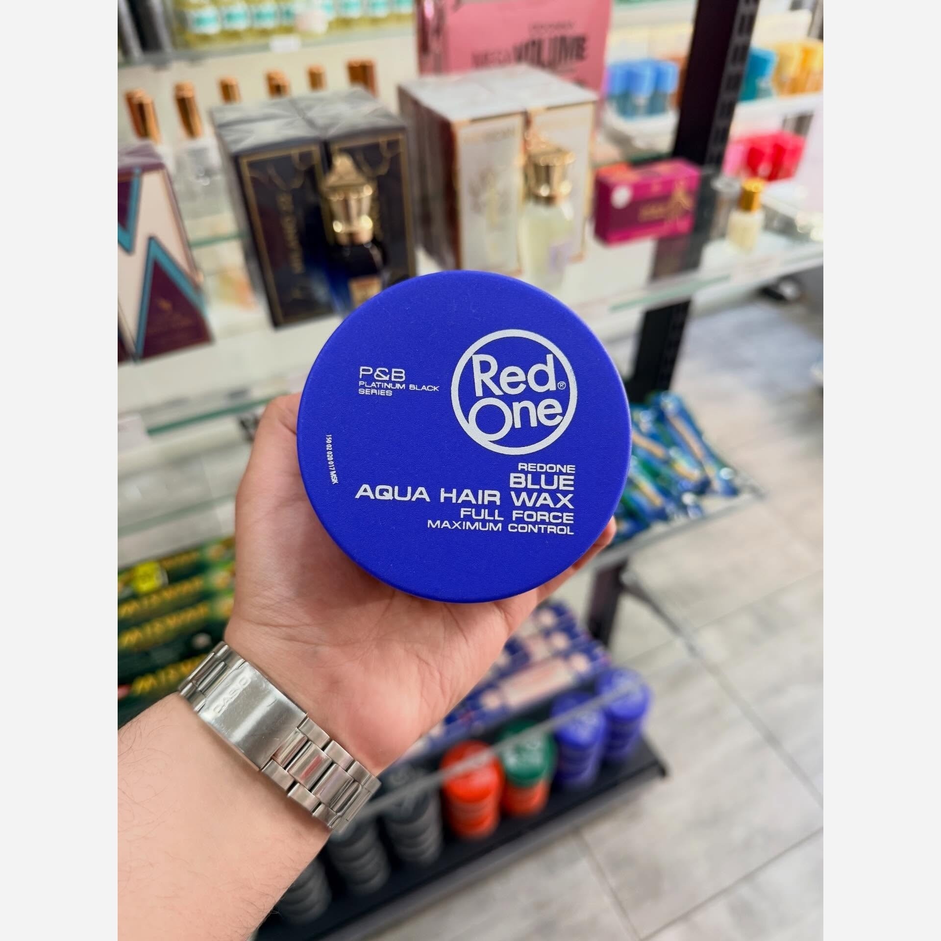 واکس مو رد وان Red one اورجینال 150 میل مدل Blue