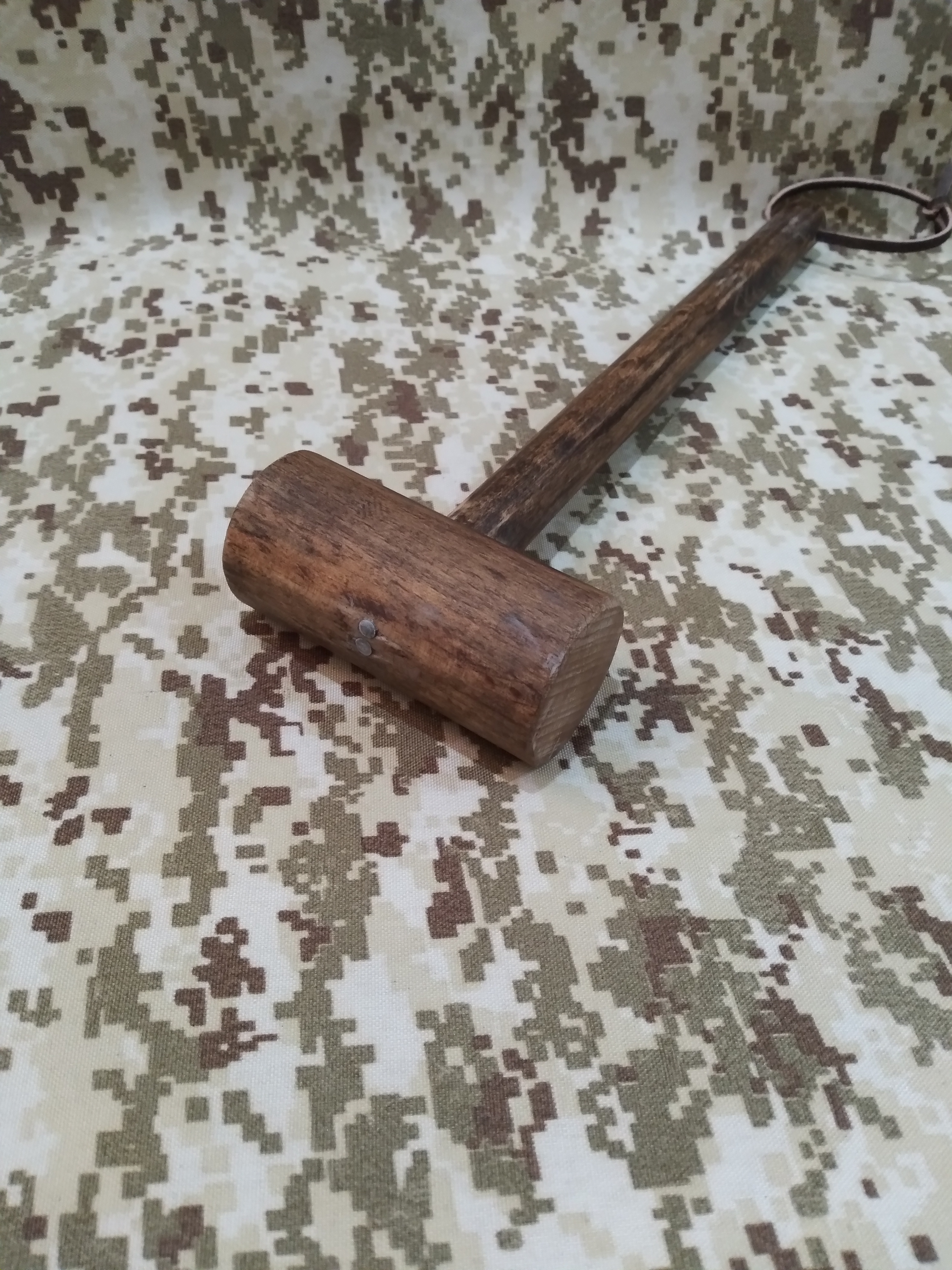 چکش چوبی Hammer wooden رنگ قهوه ای