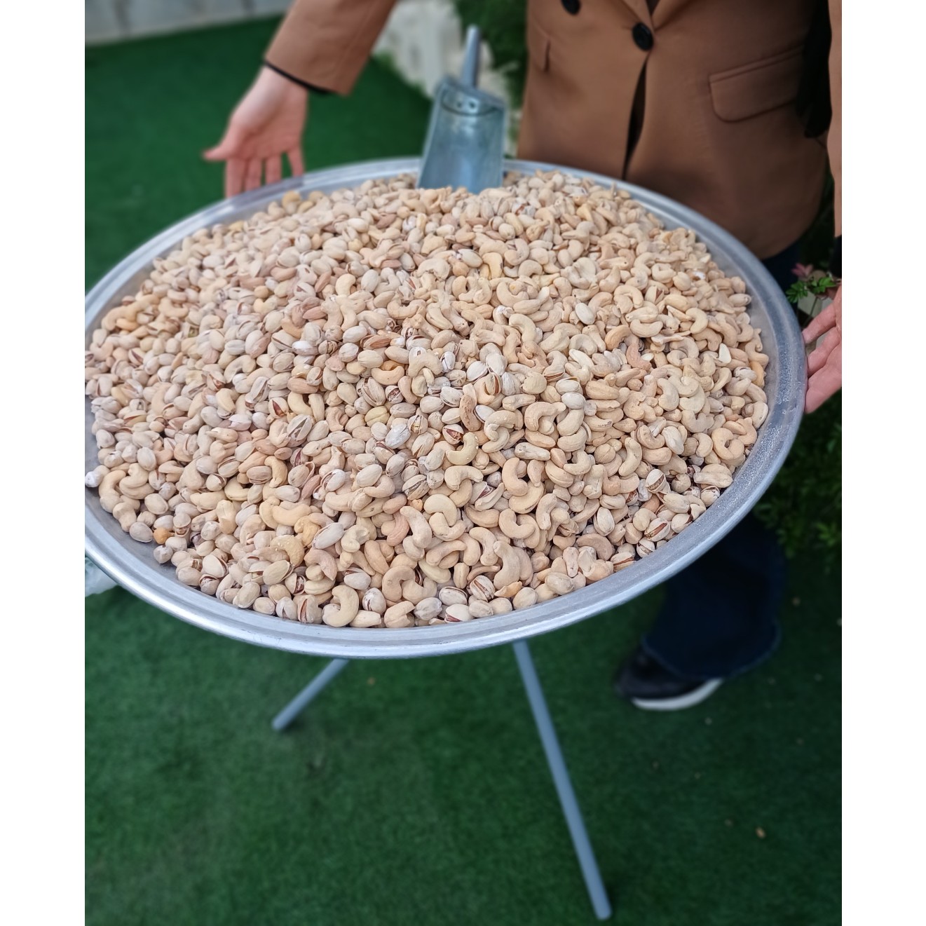آجیل سه مغز تفت عربی 500 گرمی
