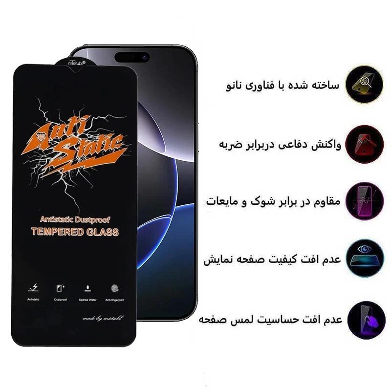 محافظ صفحه نمایش میبو مدل Antistatic Pro مناسب برای گوشی موبایل سامسونگ galaxy a17