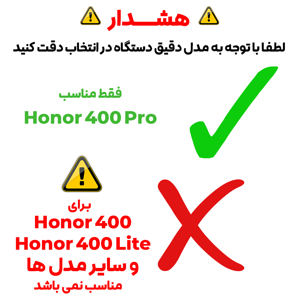 محافظ صفحه نمایش بادیگارد مدل Hydrogel مناسب برای گوشی موبایل آنر Honor 400 Pro