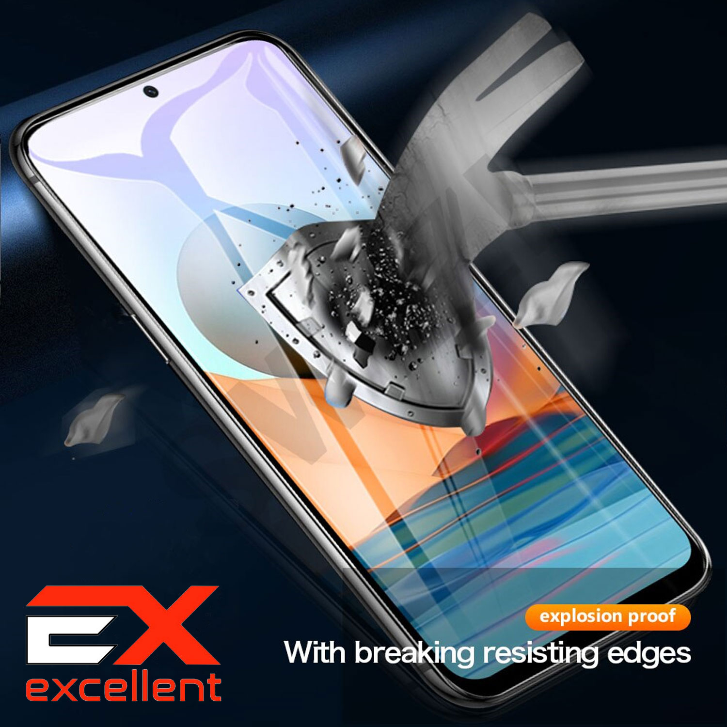 محافظ صفحه نمایش شیشه ای ایکس اکسلنت مدل XFU مناسب برای گوشی موبایل شیائومی Poco M6 Pro 4G بسته دو عددی