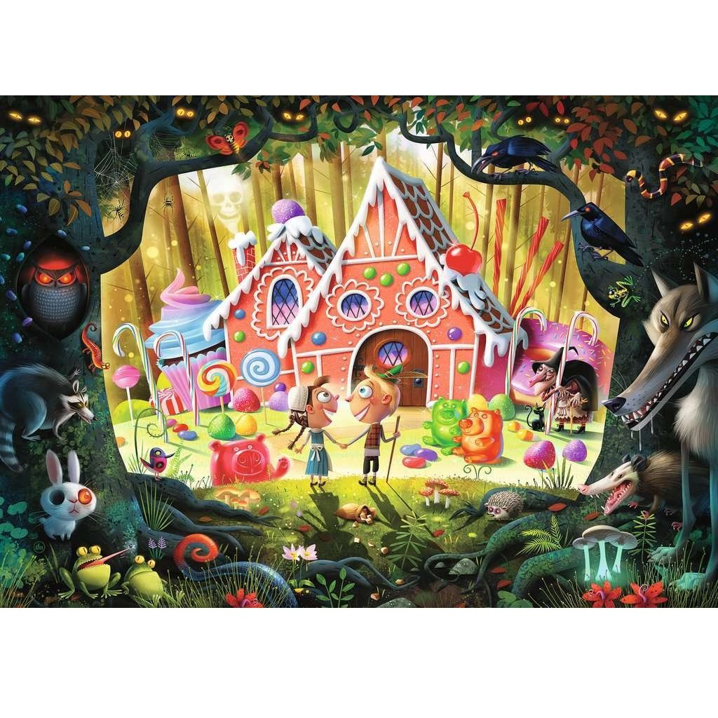 پازل 1000 تکه راونزبرگر مدل Hansel and Gretel کد 12000415 مناسب برای 14 سال به بالا
