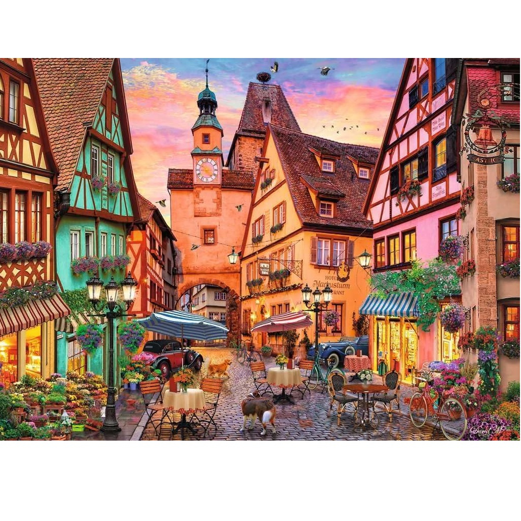 پازل 500 تکه راونزبرگر مدل Bavarian Romance کد 12001381 مناسب برای 12 سال به بالا
