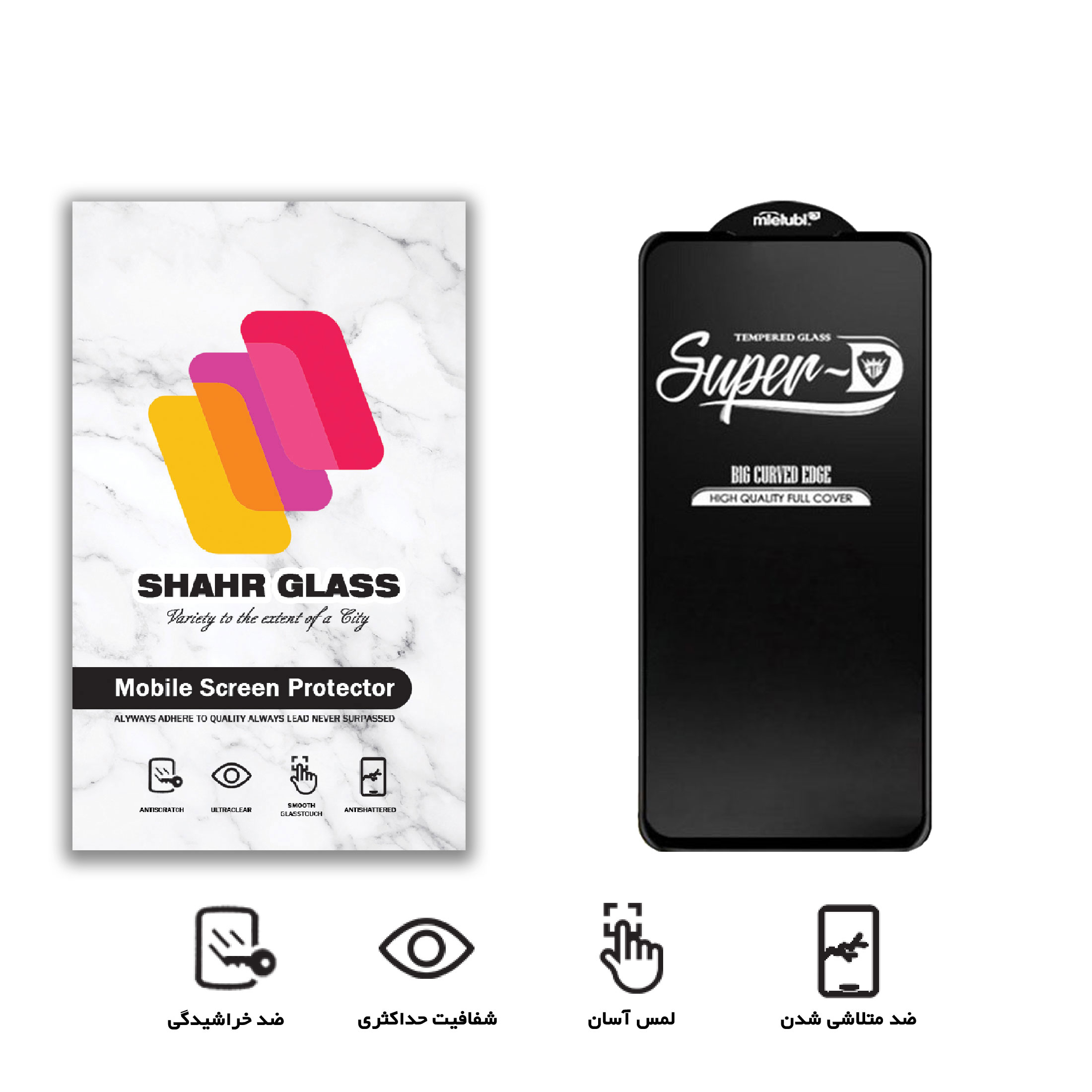 محافظ صفحه نمایش شهر گلس مدل SUPERD مناسب برای گوشی موبایل شیائومی Redmi Note 9S / Note 9 Pro / Note 9 Pro Max
