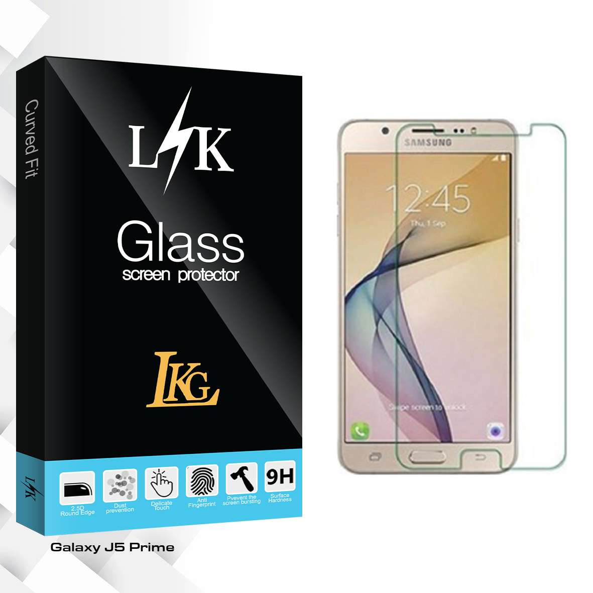محافظ صفحه نمایش شیشه ای ال کا جی مدل LK Glass مناسب برای گوشی موبایل سامسونگ Galaxy J5 Prime
