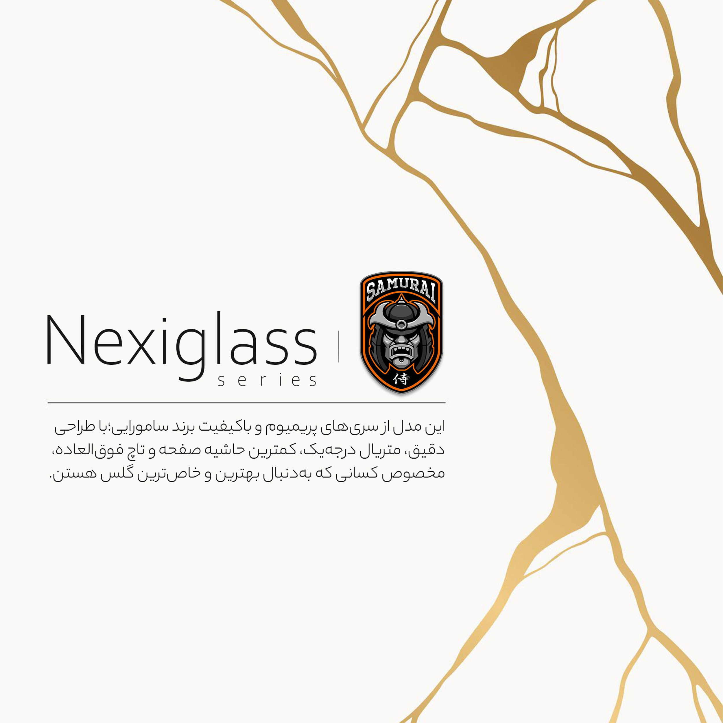 محافظ صفحه نمایش سامورایی مدل Nexiglass مناسب برای گوشی موبایل اپل iPhone 17